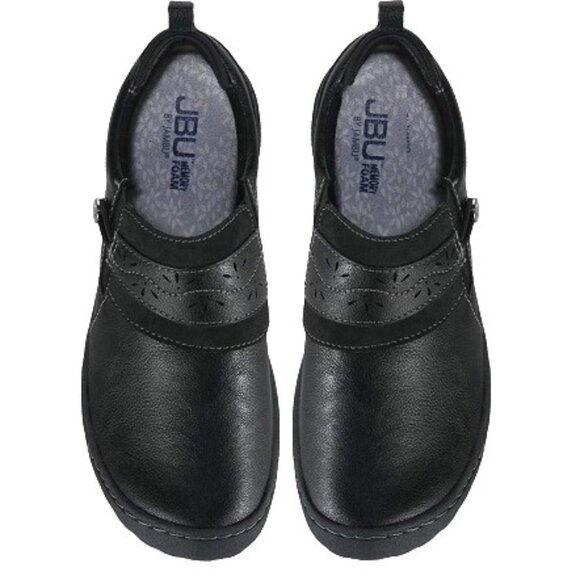 JBU Womens Fern Memory Foam Insole Black Slip On Size 8 New in Box - Picture 3 of 6